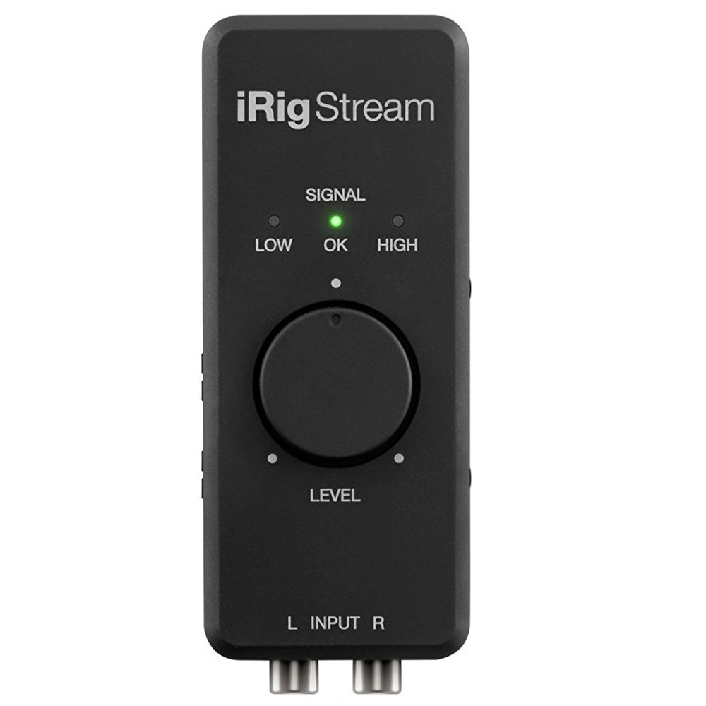 IK Multimedia iRig Stream iPhone, iPad ve Mac/PC için Canlı Yayın Ses Kartı