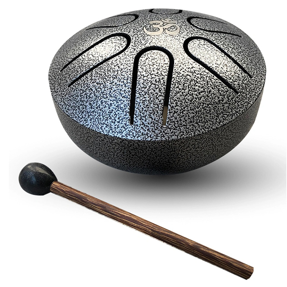 YOGIXO Tongue Drum 3″ Mini 6 Notalı Gri