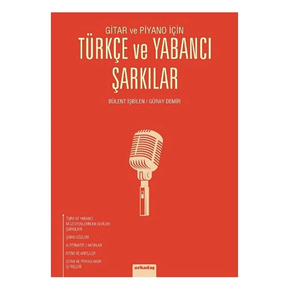 Gitar ve Piyano İçin - Türkçe ve Yabancı Şarkılar
