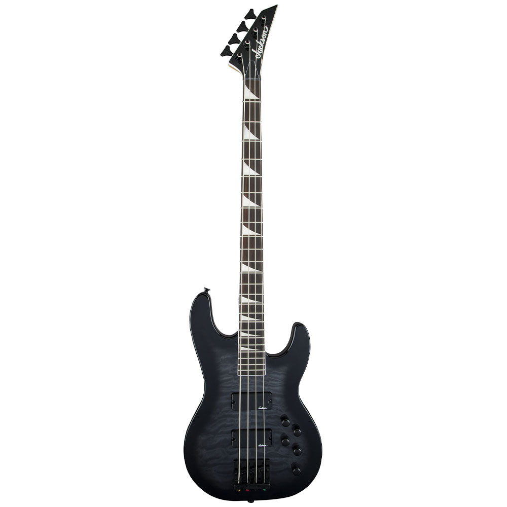 Jackson JS3Q Concert Bass Quilt Maple Top Amaranth Klavye Transparent Blue Burst Bas Gitar