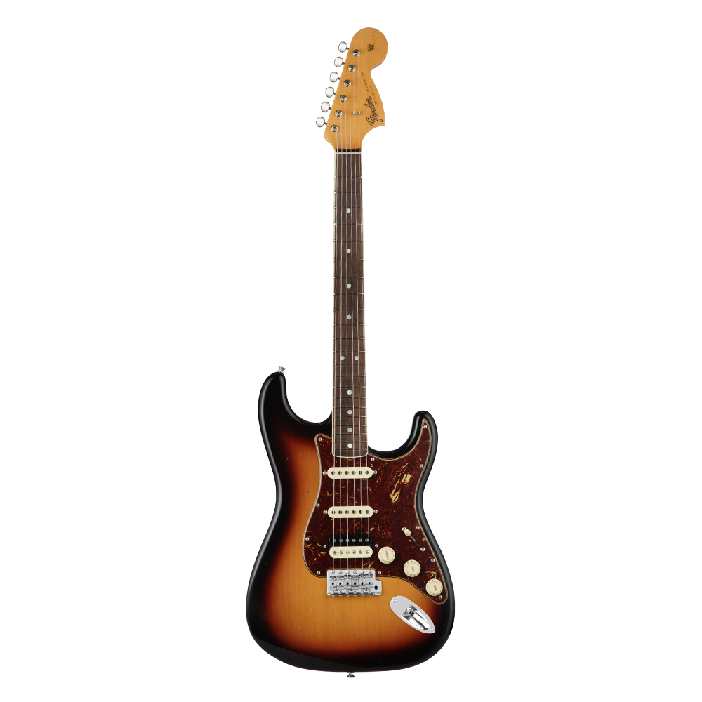 Fender Custom Shop Limited 1967 Stratocaster HSS Journeyman Relic 3 Ton Sunburst Elektro Gitar
