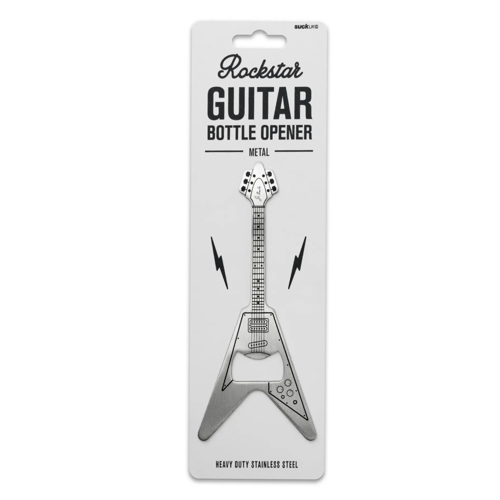 SUCK UK Metal Gitar Şişe Açacağı