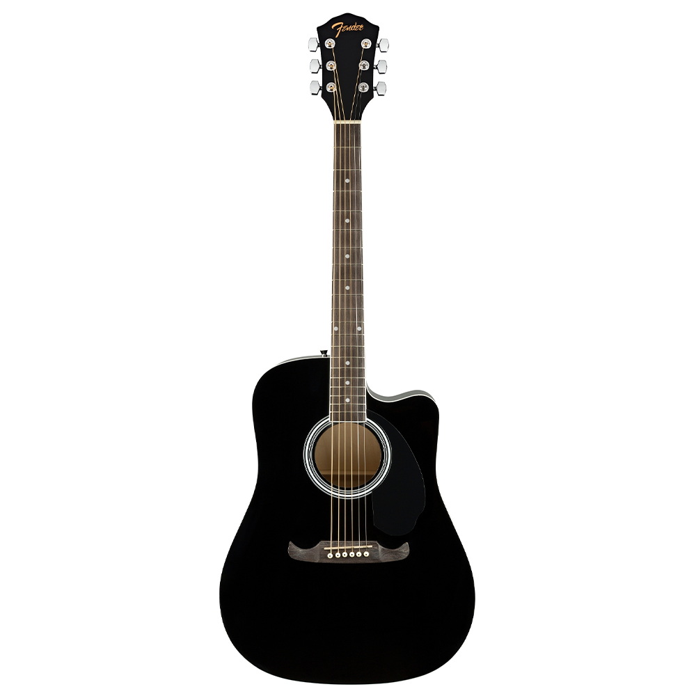 Fender FA-125CE Dreadnought Black Elektro Akustik Gitar