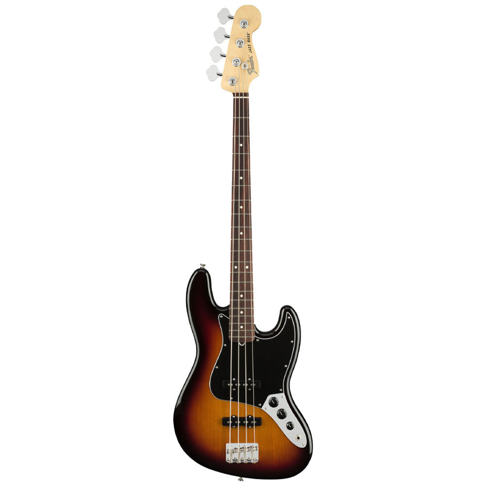 Fender American Performer Jazz Bass Gülağacı Klavye 3 Tone Sunburst Bas Gitar