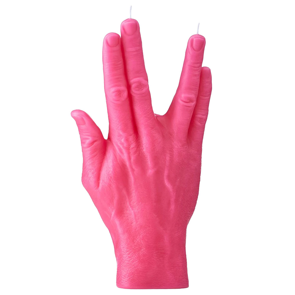 CANDLE HAND Llap Mum Pembe