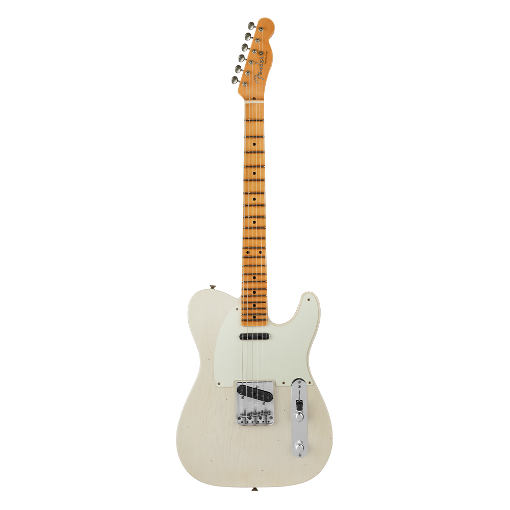 Fender Custom Shop Limited 1955 Telecaster Journeyman Relic Aged White Blonde Elektro Gitar