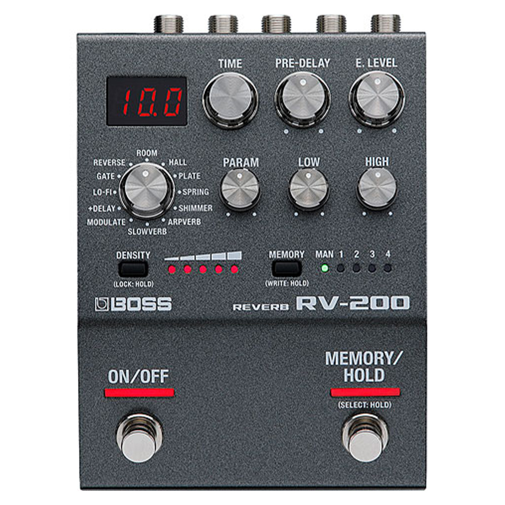 BOSS RV-200 Reverb Gitar Efekt Pedalı