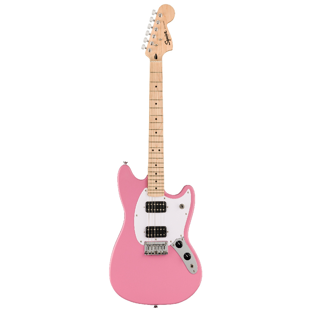Squier Sonic Mustang HH Akçaağaç Klavye Flash Pink Elektro Gitar
