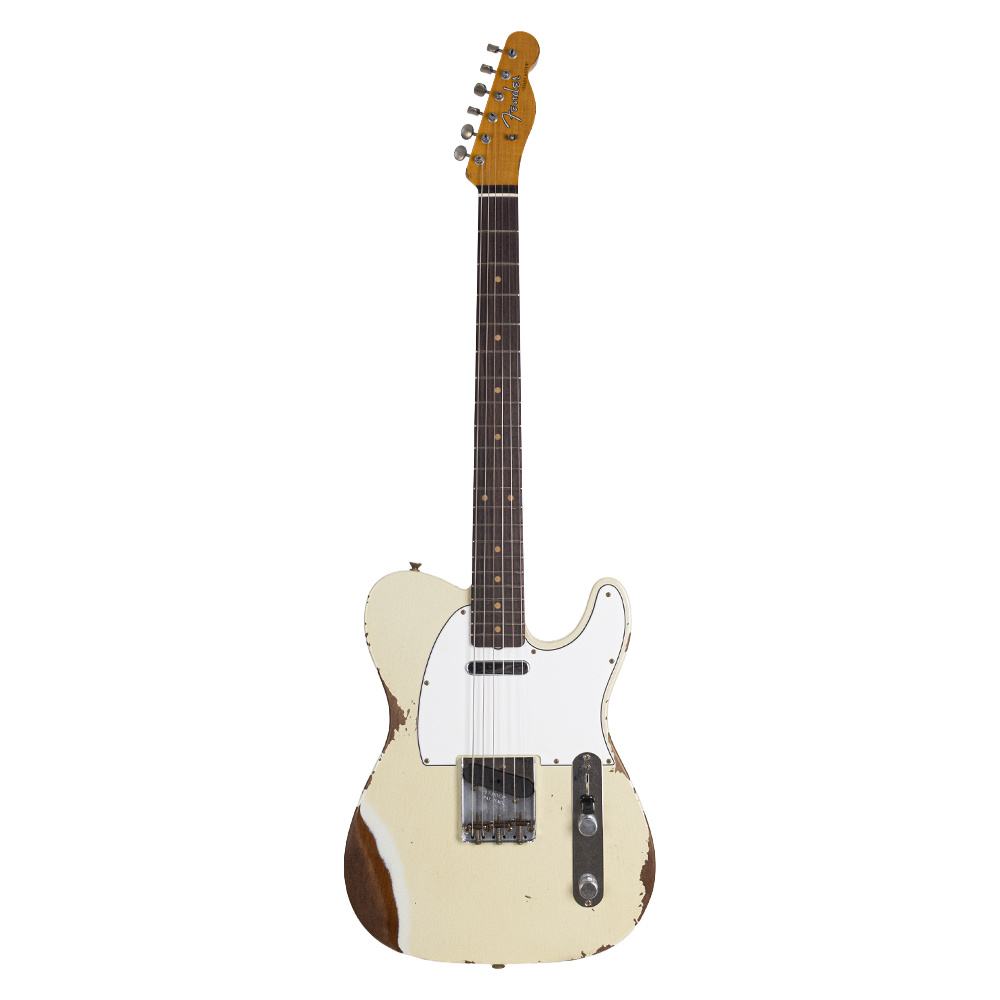Fender Custom Shop 1961 Telecaster Heavy Relic Gülağacı Klavye Faded Aged Tomatillo Green Elektro Gitar