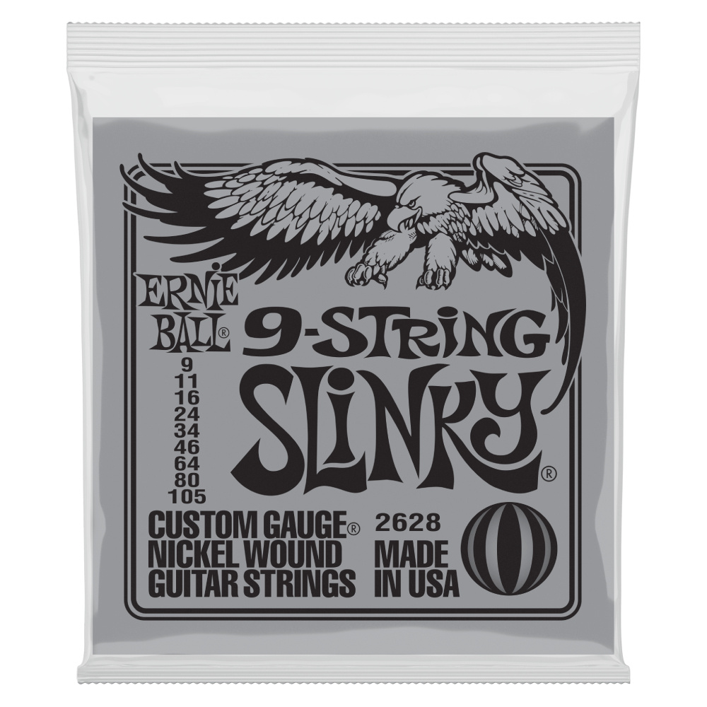 ERNIE BALL Slinky 9-105 9 Telli Nickel Wound Elektro Gitar Teli
