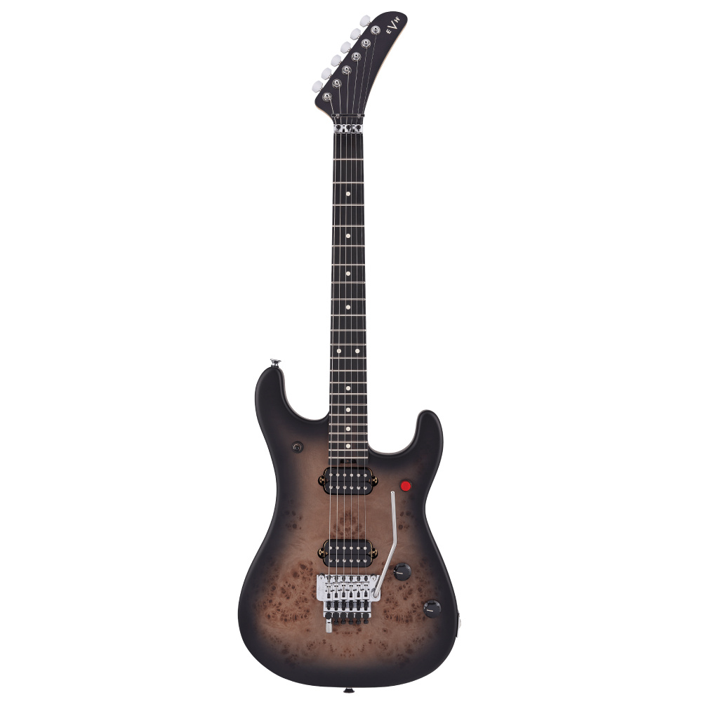 EVH 5150 Deluxe Poplar Burl Abanoz Klavye Black Burst Elektro Gitar