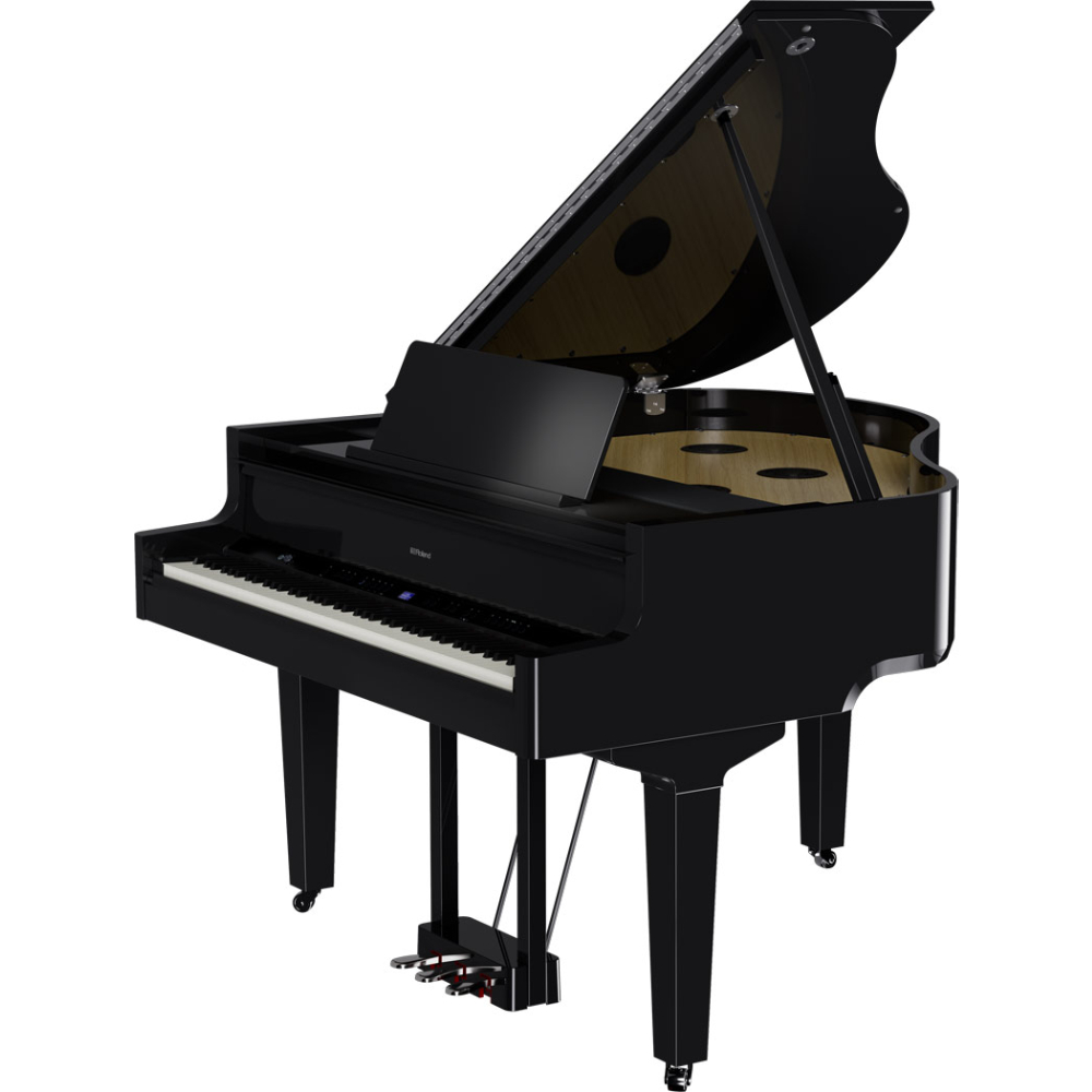 ROLAND GP-9-PE Parlak Siyah Kuyruklu Dijital Piyano