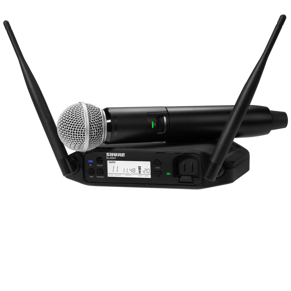 Shure GLXD24+E/SM58 Telsiz Mikrofon Sistemi