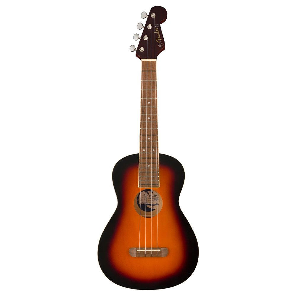 Fender Avalon Ceviz Klavye Sunburst Tenor Ukulele