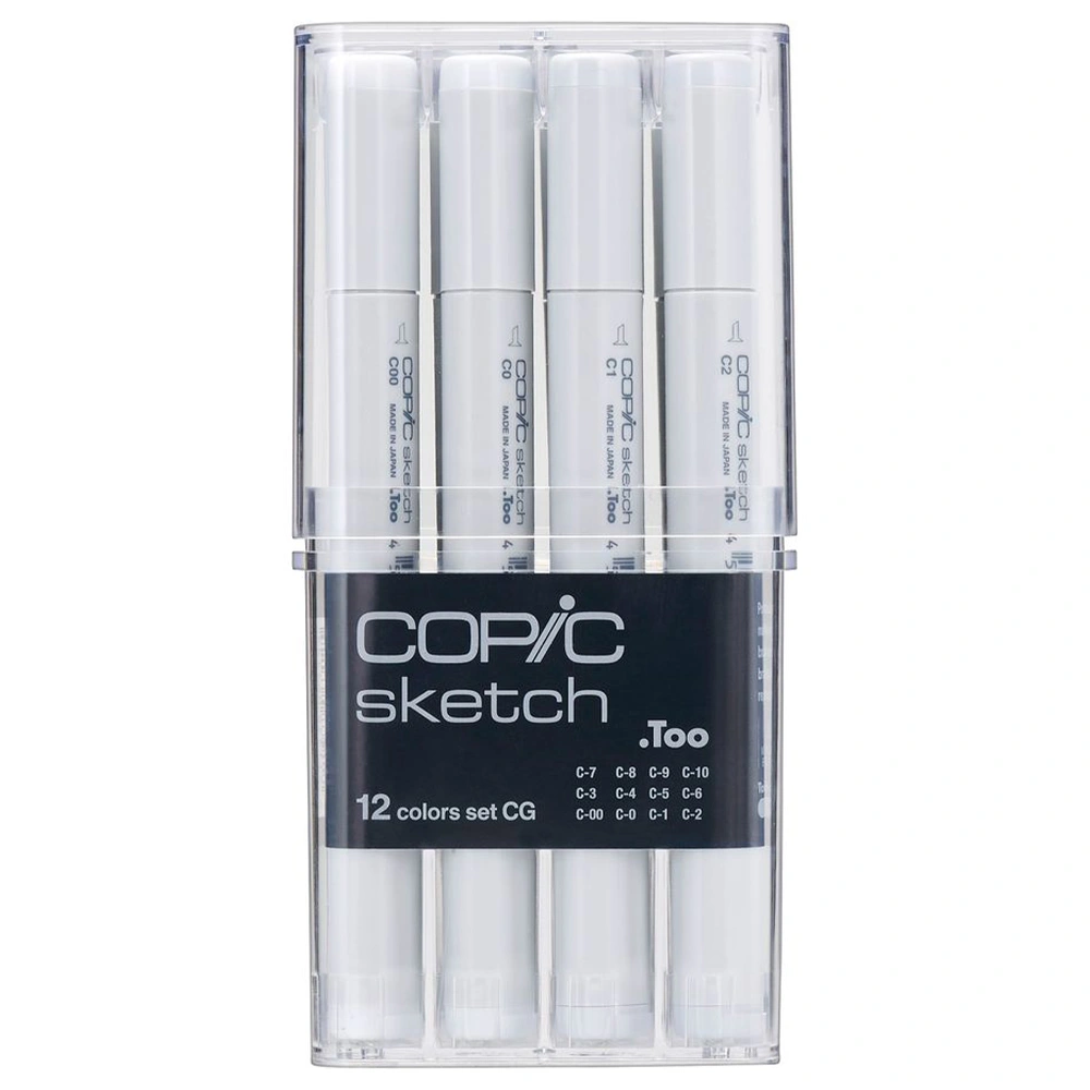 COPIC Sketch 12'li Set Cool Grey Tones