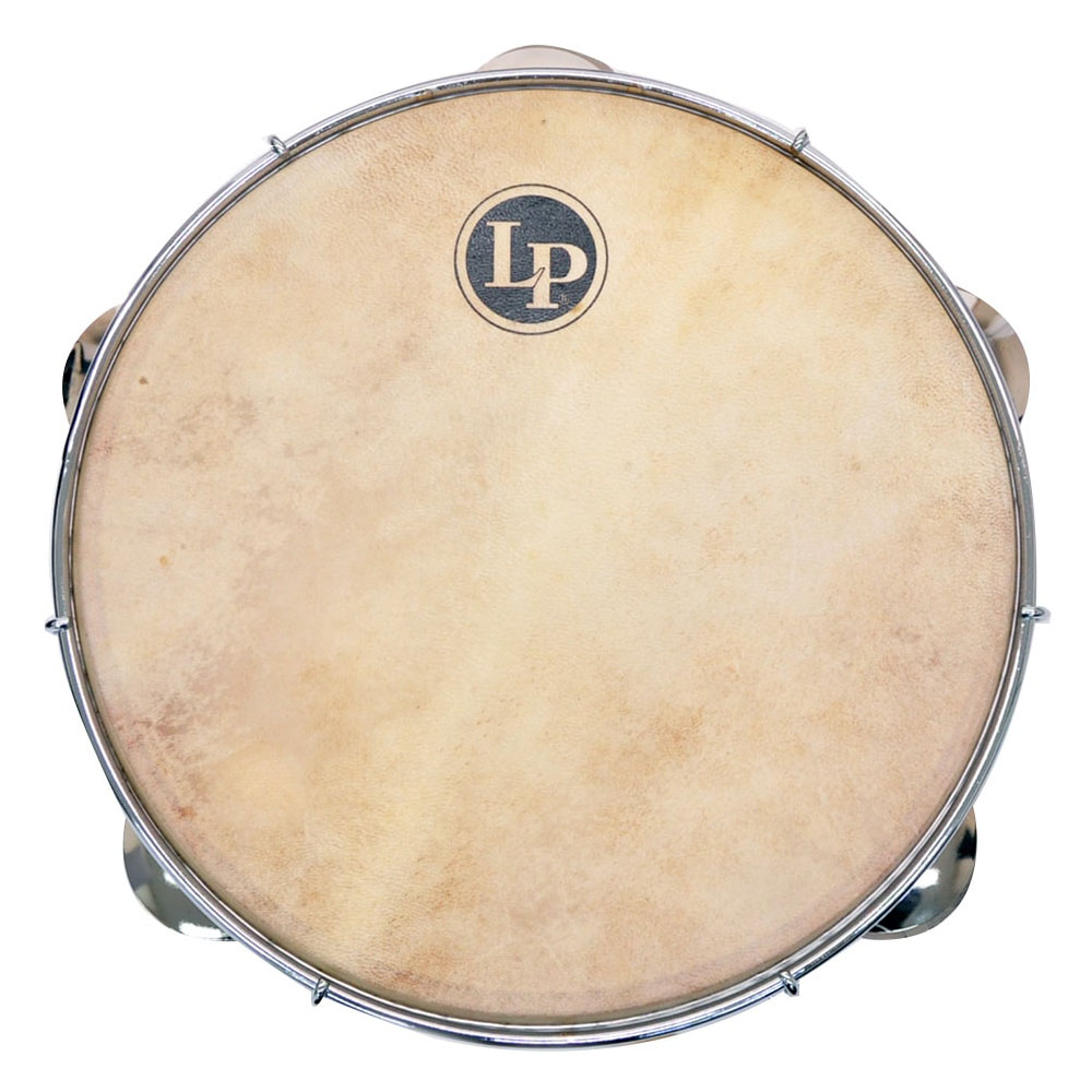 LATIN PERCUSSION LP3010N 10 Wood Pandeiro Naturel Deri