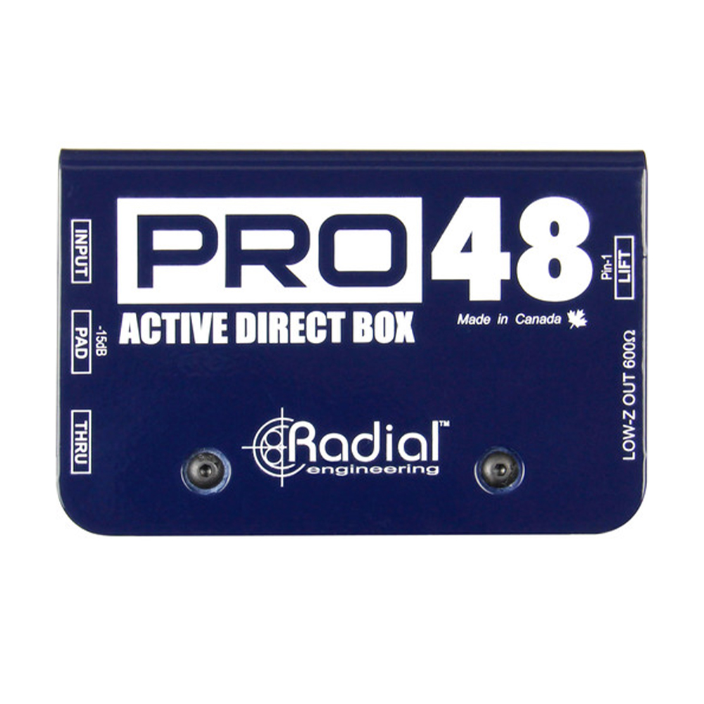 Radial Pro48 Gitar & Bas için Aktif DI Box
