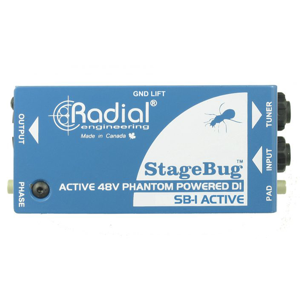 Radial SB-1 Active Gitar & Bas için Aktif DI Box