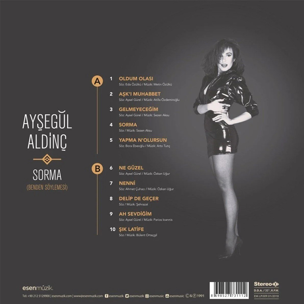 Ayşegül Aldinç - Sorma / Benden Söylemesi