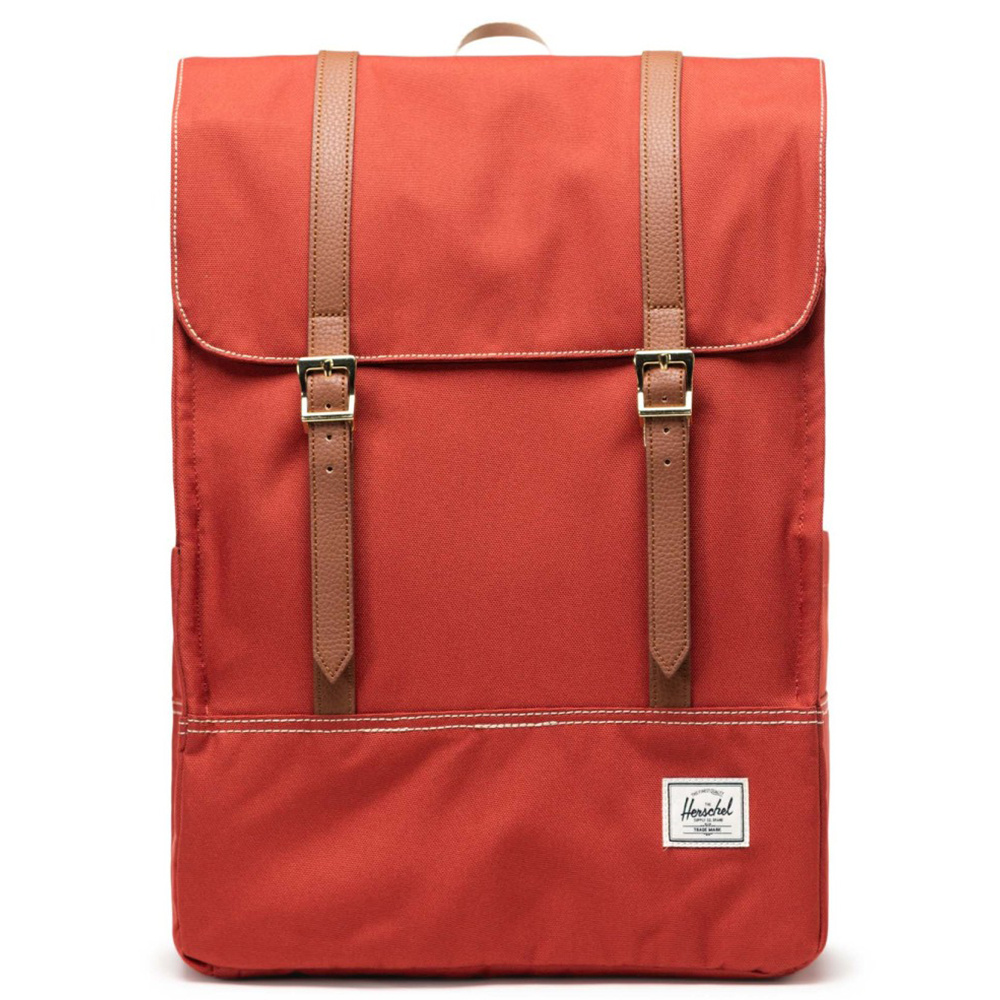 HERSCHEL Survey™ Backpack Red Ochre/White Stitch Çanta