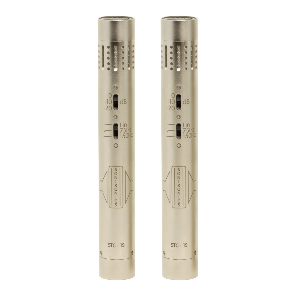 SONTRONICS STC-1S Gümüş Küçük Diyaframlı Stereo Eşleşmiş Condenser Mikrofon