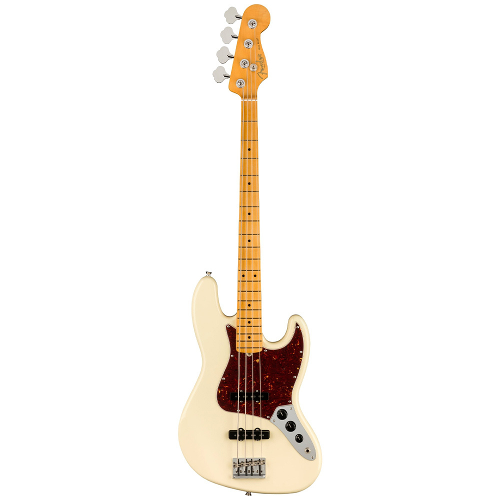 Fender American Professional II Jazz Bass Akçaağaç Klavye Olympic White Bas Gitar
