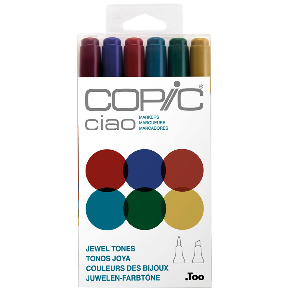 COPIC Ciao 6'lı Kalem Set Jewel