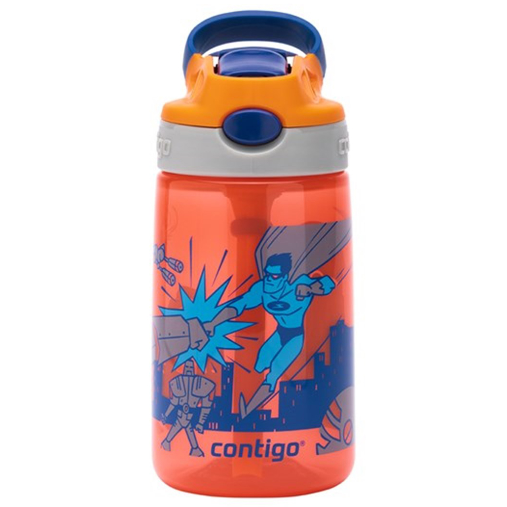 CONTIGO Gizmo Flip Süper Kahraman 420 ml Çocuk Matarası
