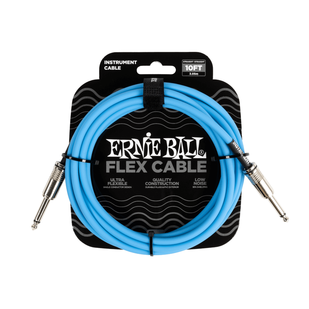 ERNIE BALL P06412 Enstrüman Kablosu 10ft-Blue