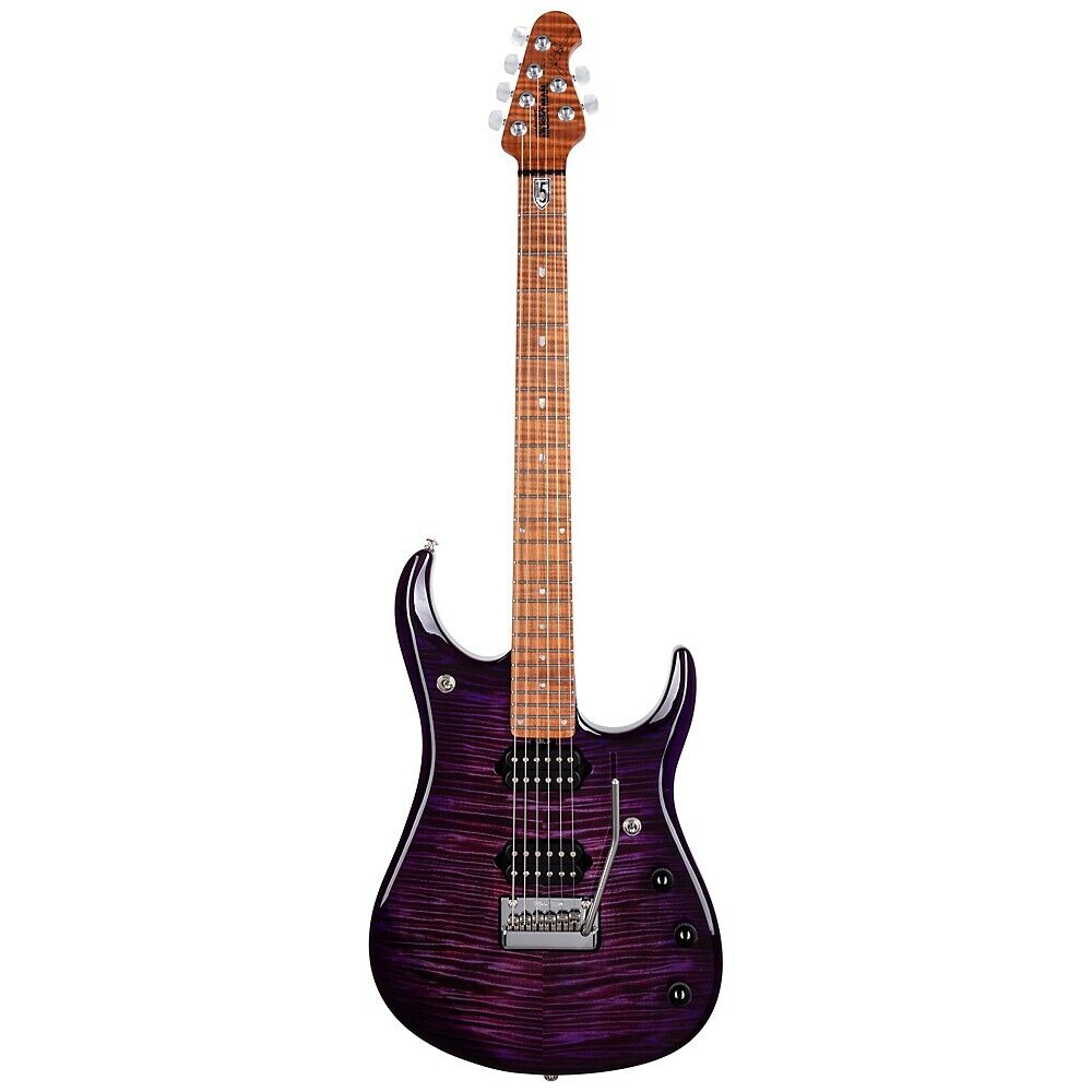 MUSIC MAN JP15 Serisi John Petrucci Signature Purple Nebula Flame Elektro Gitar