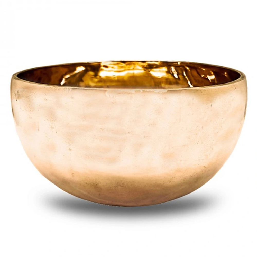 YOGIXO  El Yapımı Parlak Tibet Kasesi 16 cm