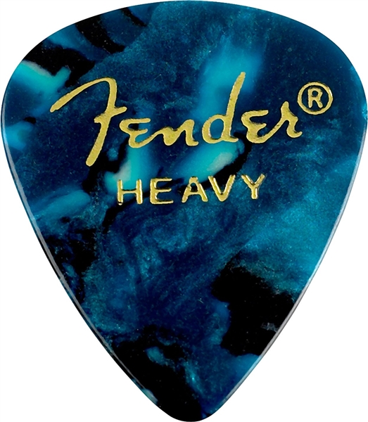 Fender Premium 351 Shape Heavy Turkuaz Pena (12 Adet)