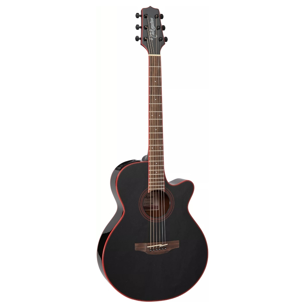 TAKAMINE GF49CE CB Cosmic Black Elektro Akustik Gitar