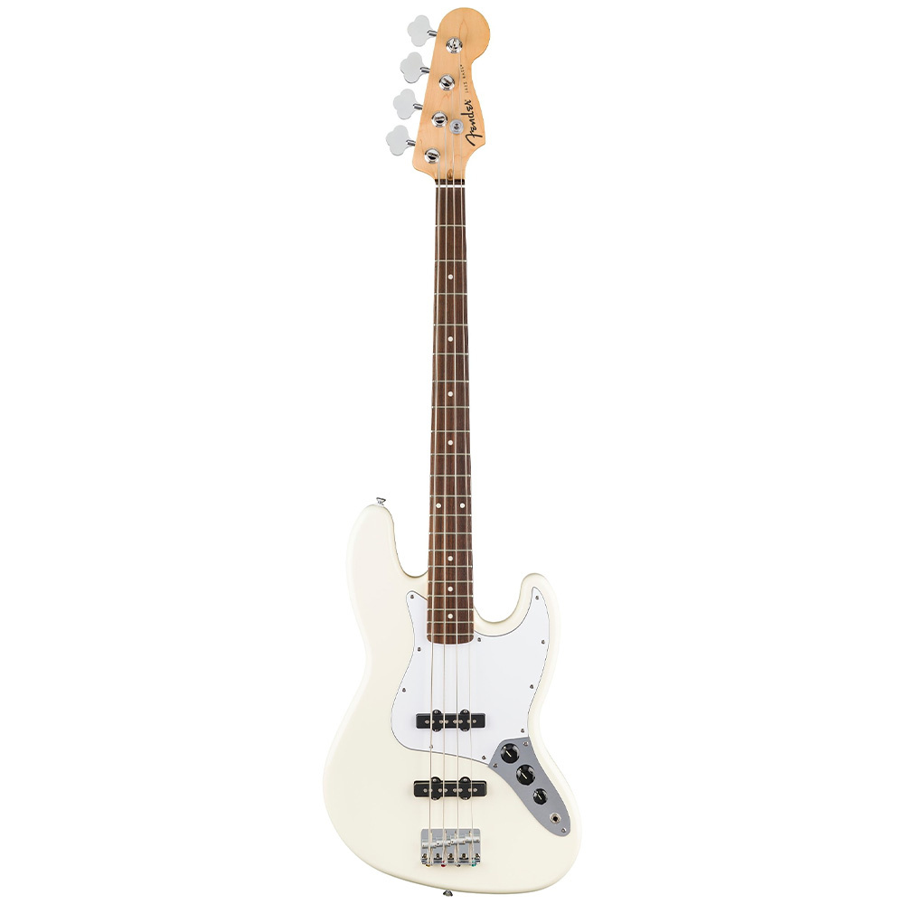 Fender Standard Jazz Bass Olympic White Bas Gitar