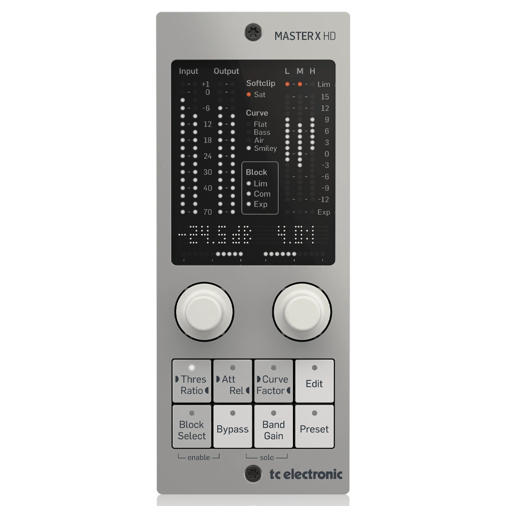 TC Electronic MASTER X HD-DT Dinamik Kontrol Prosesörü Plug-In Hardware Kontrol Cihazı