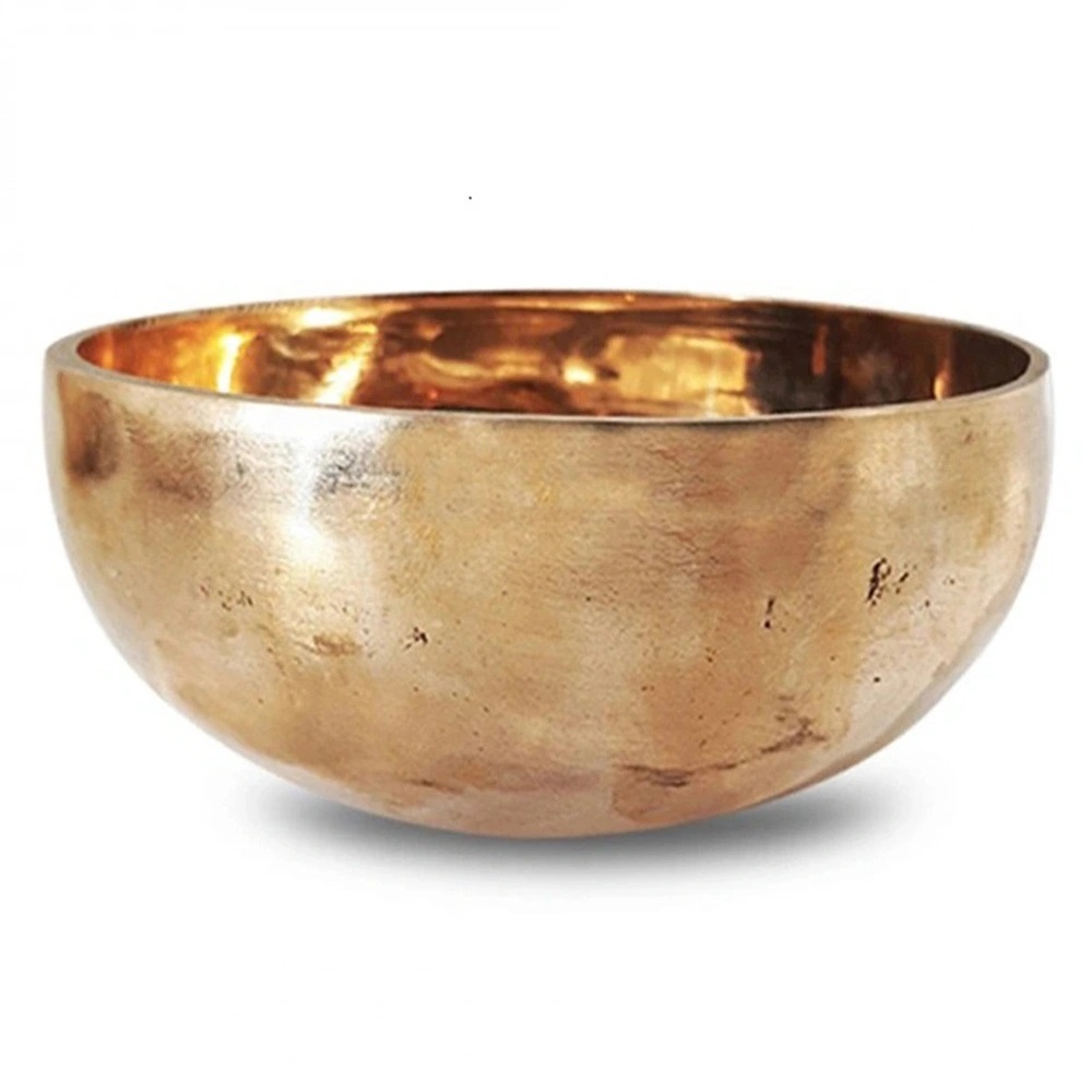 YOGIXO El Yapımı Parlak Tibet Kasesi 17 cm
