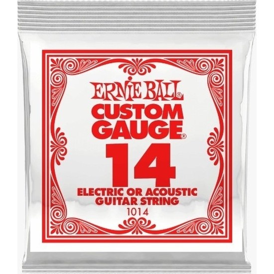 Ernie Ball P01014 .014 Steel Plain Tek Tel