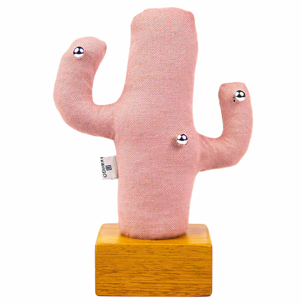 KAYIGO Cactus Lavanta Dolgulu Notluk / Pembe - Ahşap