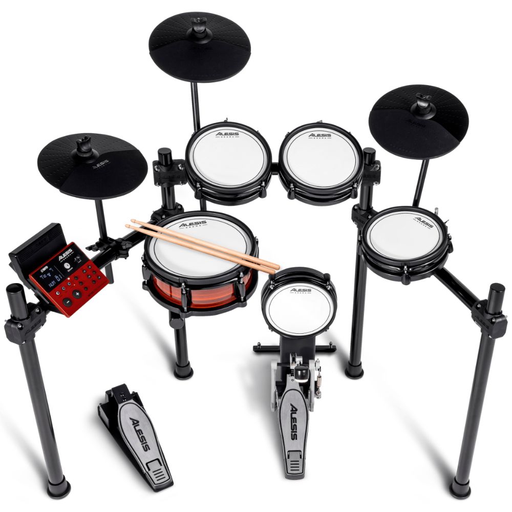 ALESIS Nitro Pro 8 Parça Elektronik Davul Seti - Bluetooth ve BFD Sesler Dahil