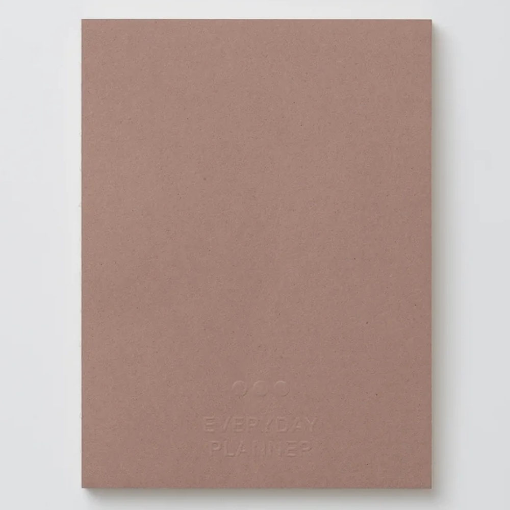 PAPER STREET Everyday Planner - Cacao Defter