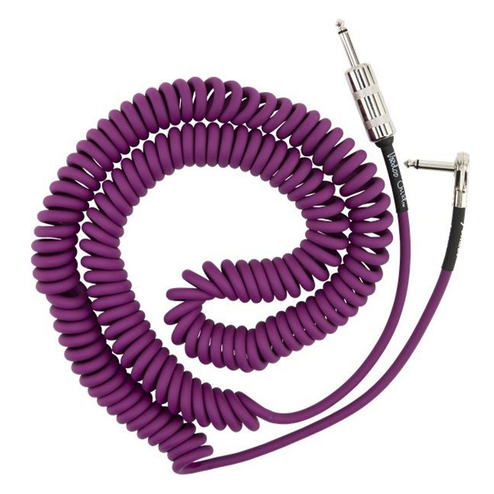 Fender Hendrix Voodoo Child Coil Düz/L Uç 9 Metre Mor Enstrüman Kablosu