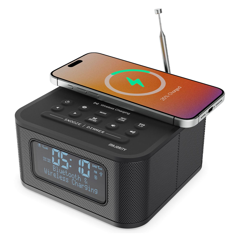 MAJORITY Knapton Saat Radyo Bluetooth Hoparlör