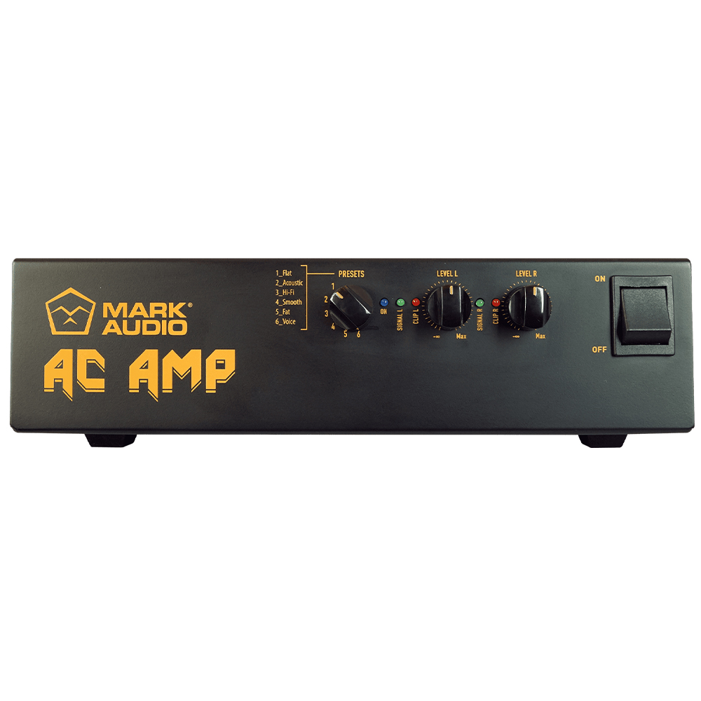 Mark Audio AC AMP 1000W+1000W Peak / 500W+500W RMS  4 Ohm Stereo Güç Amfisi