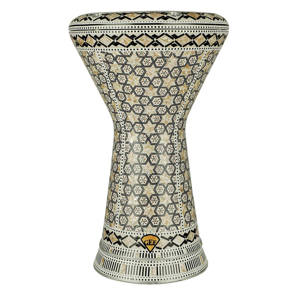 GEF ELFAN M23-6218 Gerçek Sedef Darbuka 23 cm
