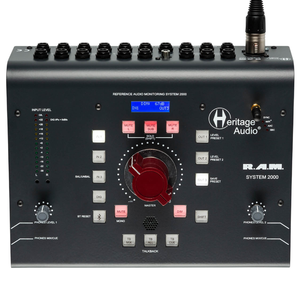 HERITAGE AUDIO RAM2000 R.A.M. SYSTEM 2000 Monitör Kontrol Ünitesi