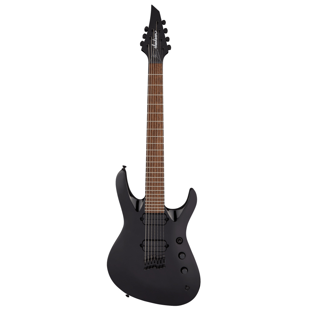 Jackson Pro Chris Broderick Soloist HT7 Laurel Klavye Gloss Black 7 Telli Elektro Gitar