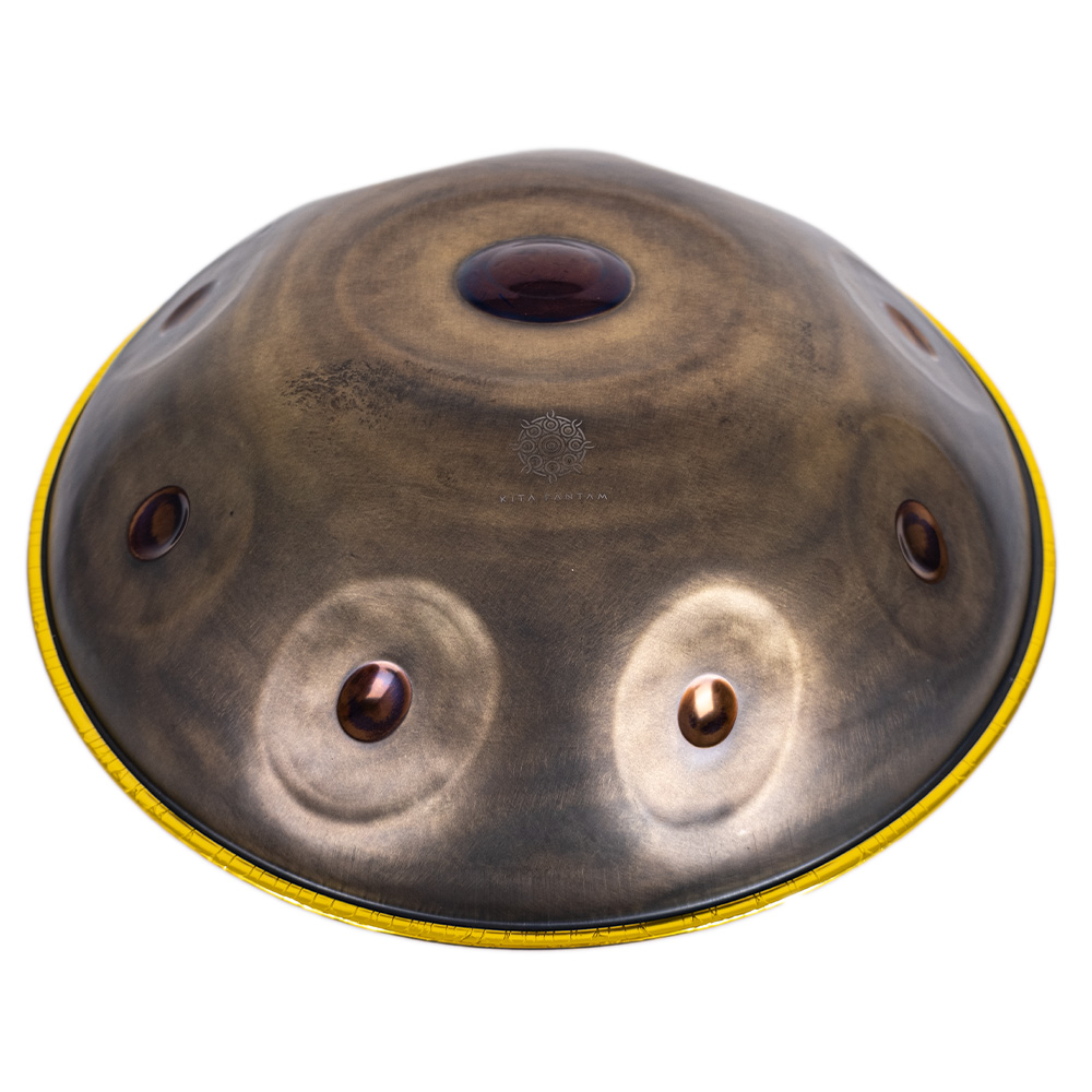 KITA KDHİ9GV D Hijaz 9 Altın Vintage Tam Parlatılmış Handpan