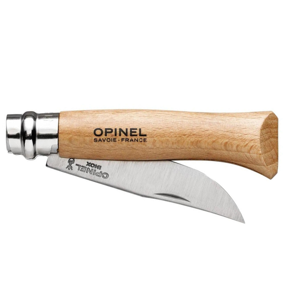 OPINEL Inox 8 No Kayın Saplı Paslanmaz Çelik Çakı