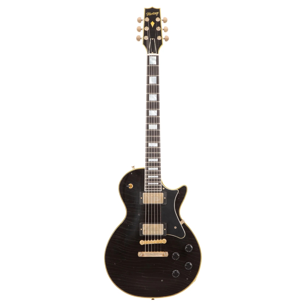 HERITAGE Custom Shop Core Collection H-157 Mahogany Top w/Case Ebony Artisan Aged Elektro Gitar
