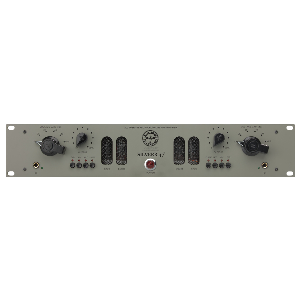 HERITAGE AUDIO Lang Silver 47 Dual Tube Mikrofon Preamfisi